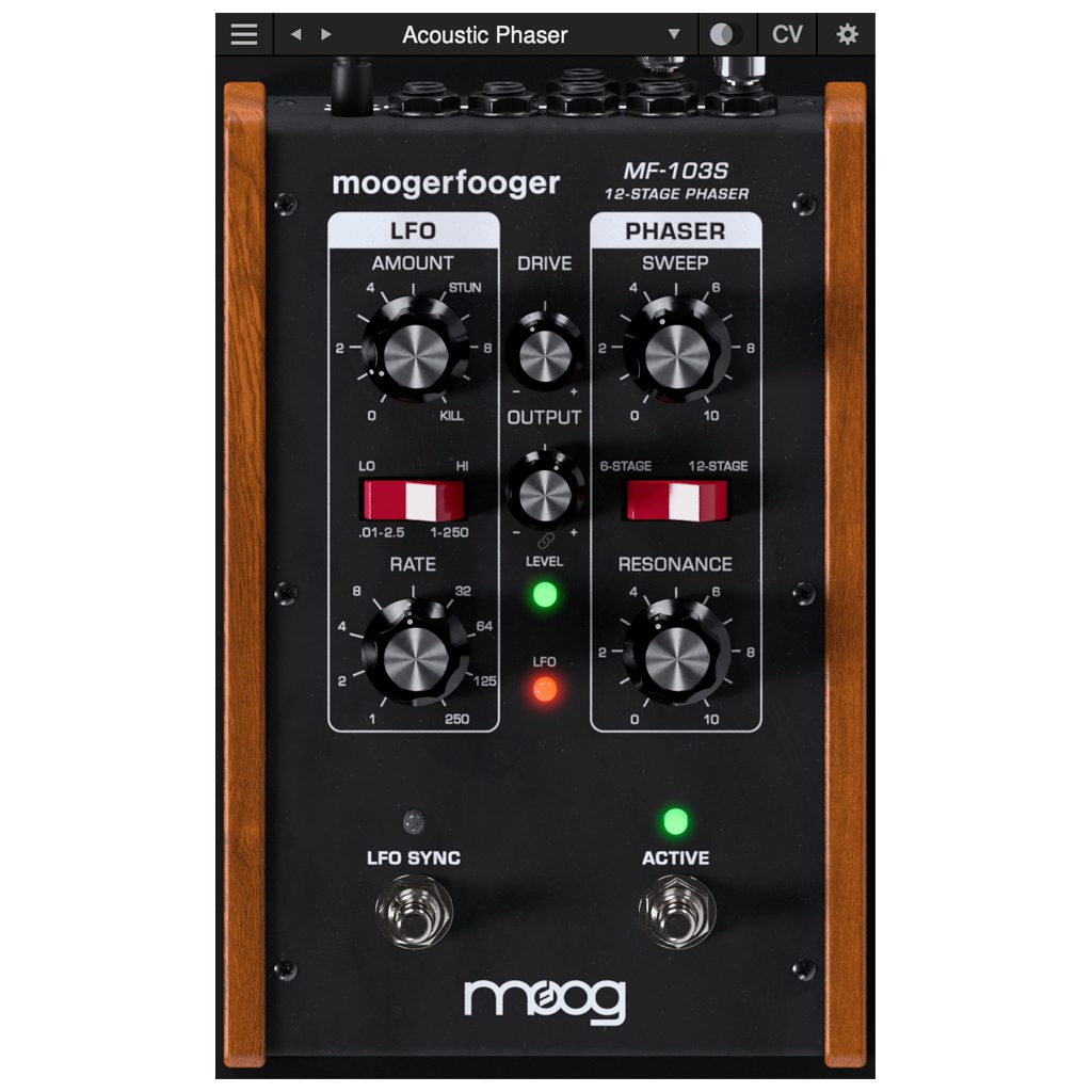 ギター moogerfooger MF-103 twelve stage phaser Moog MF-103S | 12-Stage Phaser Moogerfooger plug-in