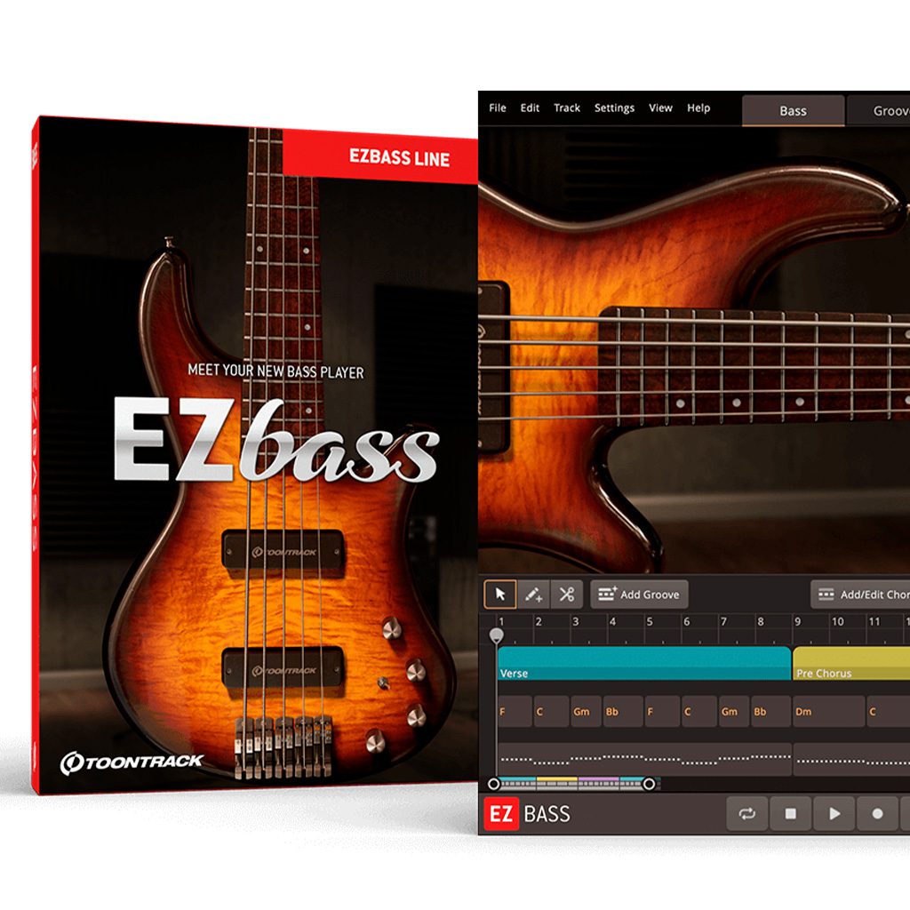DTM・DAW TOONTRACK EZ BASS Toontrack EzBass 2 | Sweetspot Music Mark!